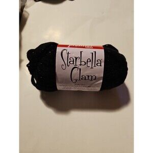 Starbella GLAM GILDED Premier Yarns  Skein Discontinued Black Metallic